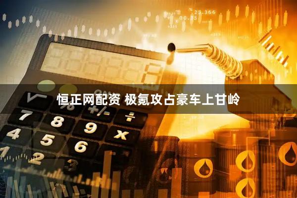 恒正网配资 极氪攻占豪车上甘岭